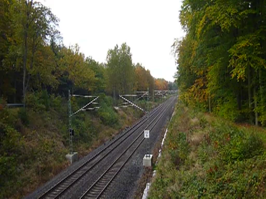 140 041 der PRESS zu sehen mit einem Langschienenzug am 17.10.14 in Jößnitz/V. Gruß an den Tf zurück.
