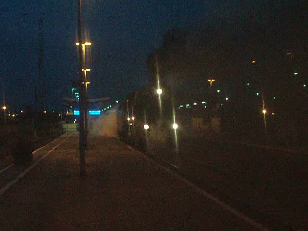 Abfahrt des LDC-Sonderzug aus dem Bahnhof Cottbus in Richtung Zittau. (26.01.08) 