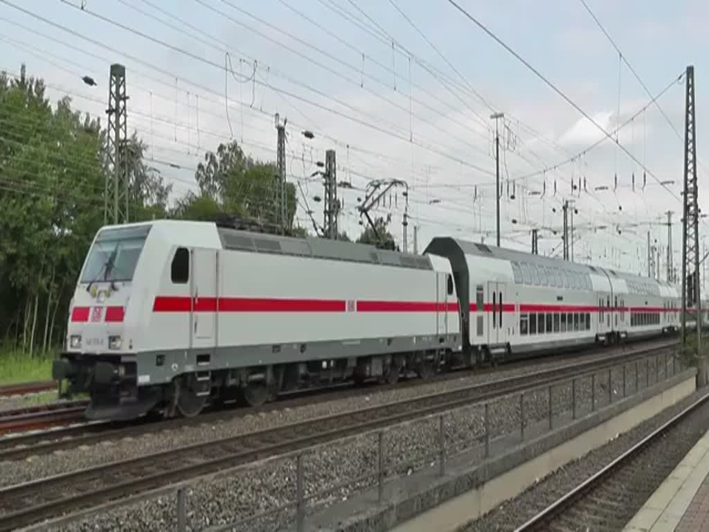 Die durch Baustellen bedingte Umfahrung won Wuppertal in den Sommerferien 2017 erfolgte bei einigen ICs Dresden-Köln über Güterzugstrecken in Bochum.