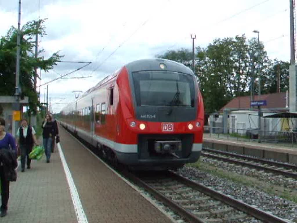 Ein neuer ET 440 verlsst am 08.06.2009 Diedorf in Richtung Gessertshausen.