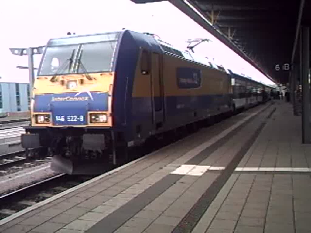 InterConnex80004 von Warnemünde nach Leipzig Hbf.kurz vor