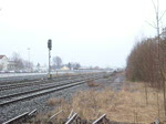 223 071 verl�sst am verregneten 23.03.07 Wiesau/Oberpfalz mit ein Alex ...