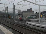 E-Lok 1604 kommt mit ihrem  P Zug aus Richtung Leuven und fhrt um 17.40 in den Bahnhof von Lttich ein.