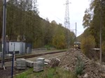 L-Zug Aachen-Spa am Bahnübergang von Chavion am 15 November 2022.