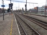 IC Liège (Lüttich) - Antwerpen trifft im Bhf Tongeren ein. Triebzüge der BR 80 Nr 394 & 395 am 3. März 2024.