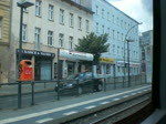 berlin Mitfahrt in der Stra�enbahnlinie 12 zwischen den Haltestellen Albertinenstra�e und Berliner Allee/Indira-Ghandi-Stra�e.(25.7.2010)