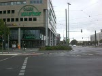 berlin Die Stra�enbahnlinie M5 nach S-Bahnhof Hackescher Markt am Prerower Platz.