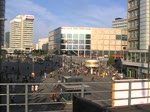 berlin Eine Tatrabahn �berquert den Alexanderplatz. 9.9.2009
