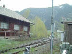 BOB Bayrische Oberland Bahn BOB Ausfahrt aus Bayrisch Zell.(01.05.08)