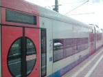BOB Bayrische Oberland Bahn Ausfahrt BOB von Donnersbergerbr�cke Richtung Bayrisch Zell/Lenggries/Tegernsee. (01.05.08)