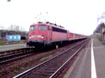 Eine BR 110 f�hrt ...  Maxim P. R. 21.11.2009