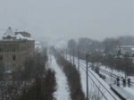 BR 01 5 Der Schnee scheint sich mit dem Dampf der BR 01 1533 zu vermengen, als der D-Zug am 18.02.2009 in Dresden-Industriegel�nde vorbeirauscht :)
(Schnellzugdampf Dresden-Zittau)