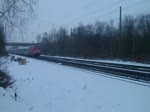 BR 101 mit Zugen Ein IC mit Br 101 in Richtung Bremen bei -18�C :D