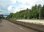 BR 103 V�llig �berrascht hat uns die 103 222-6 mit dem RailLab am 28.08.2009 in Eichenberg in Fahrtrichtung G�ttingen. Nach kurzem Signalhalt ging es weiter.