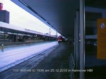 Aufsfahrt einer 110 mit ...  Thomas Flebbe 26.12.2010