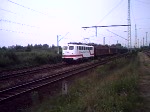 br-110-e-10 DGS89521 von WRS nach L�bbenau S�d bei der Ausfahrt im Seehafen Rostock.Aufgenommen am 03.05.08