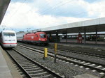 br-1116-vor-personenzugen Ausfahrt von 1116 213-8, am 21.05.'09, aus Hannover HBf.