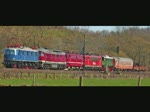 br-118-e-18-dr-218 Am 06.04.2010 kam dieser Lokzug durch das Haunetal, n�he Hermannspiegel. Gezogen von E18 047 und mit von der Partie waren 130 101-9, 211 001-3, 155 001-1 und 244 108-7. Ziel des Zuges war Halle (Saale).