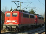 BR 140 Lokportraits Zwei 140er (vorneweg 140 837-6) durchfahren Lz den Haltepunkt Ludwigsau Friedlos in Richtung S�den. Aufgenommen am 06.04.2010.