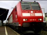 BR 146 mit Zugen 146 116-9 f�hrt mit RE Offenburg - Basel Bad Bf aus M�llheim(Baden) aus.