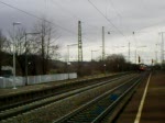 BR 146 mit Zugen 146 112-8 schiebt ihren RE Basel Bad Bf - Offenburg in den Bahnhof M�llheim(Baden). 05.02.08