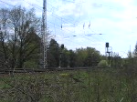 BR 155 Eine 155 mit G�terzug am 27.4.2008 in Berlin-Wuhlheide.