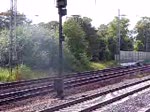 BR 155 155 109-4 fuhr am 18.08.2009 mit einem gemischten G�terzug durch den S-Bahnhof Dedensen/G�mmer in Richtung Seelze.