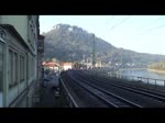 In K�nigstein (S�chsische Schweiz) treffen wir am 23.10.2011 zuerst auf die 189 210-8 der ITL. Anschlie�end kommt 180 015 als Lz in Richtung Tschechien gefahren. Sie wird verfolgt von 186 182 der Metrans.