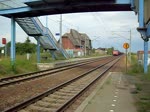 185 mit einem Schotterzug ...  Alexander Ring 25.01.2011