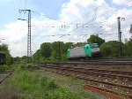 BR 186 Angel Trains Cargo Lok E186 107 auf einer Leerfahrt kurz vor dem Bahnhof F�rth (Bayern). Die Aufnahme entstand am 14. Mai 2008.