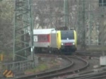br-189-dispolok ES 64 F4-032 (189 932) mit einem AZ bei der Einfahrt in D�sseldorf Hbf am 20.04.2008