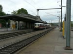 br-200 Der Museumstriebwagen 'Westwagoon' war an diesem Wochenende im Regeldiensteinsatz. Hier bei der Abfahrt in Ettelbr�ck, als IR 3741 in Richtung Luxemburg aufgenommen. 26.09.2010 