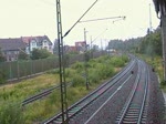 BR 202 Durchfahrt eines Zuges mit der BR EX DR V100, in Lehrte, am 22.Juli 2010.