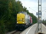 Ein Lokzug bestehend aus V 10.017 der Montafonerbahn AG, 203 ...