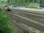 br-2068 Eine �BB BR 2068 bei Verschubarbeiten im Bahnhof villach Blick Richtung Tauernbahn und Spital / Millst�ttersee. Gesehen am 12.04.07