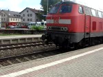 Eine BR 218 wird ...  Marcel Wittich 30.07.2007