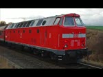 br-219-dr-119 Wie in alten Zeiten: An allen vier Advents-Wochenenden f�hrt ein Weihnachtsmarkt-Sonderzug von Heilbad Heiligenstadt nach Erfurt. Zug-/Schublok ist f�r diese Leistung 219 084-1. Hier in den fr�hen Morgenstunden des 28.11.2009 in Fahrtrichtung Erfurt kurz hinter Silberhausen als RE 16601.