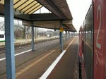 br-219-dr-119 ... in Gotha findet der Fahrtrichtungswechsel statt und die alte Dame zieht den Zug den letzten Rest bis Erfurt. Aufgenommen am 06.12.2009.