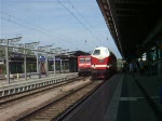br-219-dr-119 119 158-4 beim Rangieren im Rostocker Hbf.Sie hat bis Heute Abend Pause bevor es am Abend um 18.03 Uhr von Warnem�nde nach Berlin-Sch�neweide geht.(08.08.09)