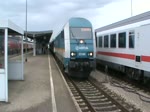 Ein Arriva Alex BR 223 in Kempten Hbf am 18.08.10 ...