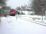 Die altbelüftete 232 571 im Januar 2010 im RE Einsatz ... Die altbelüftete 232 571 im Januar 2010 im RE Einsatz ...
