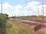 BR 298 298 308-8 f�hrt mit Kesselwagen an in Eisenh�ttenstadt in Richtung Frankfurt/Oder.
