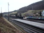 br-401-ice-1-zuge ICE BR 401 bei der Durchfahrt in Tecknau am 09.01.2008