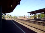br-401-ice-1-zuge Ein ICE der 1.Generation durchf�hrt den Bahnhof Rastatt.