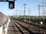 br-403-ice-3 05.05.07 fuhr dieser ICE-3 nach Dortmund Hbf. Hier bei der Durchfahrt im Bahnhof Vaihingen/Enz mit ca.250km/h.