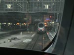 br-411-ice-t Hier werden zwei ICE-T-Triebz�ge auf Gleis 11 in Leipzig Hbf vereinigt. ICE 1614 fuhr am 12.12.2009 einteilig von N�rnberg Hbf bis Leipzig Hbf und ab Leipzig bis Berlin Gesundbrunnen mit zwei Zugteilen.