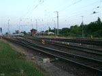 br-411-ice-t ICE 1606 von M�nchen Hbf Richtung bei der Einfahrt im Rostocker Hbf,dieser Zug kam mit +45 Minuten versp�tung in Rostock an.(16.07.10)