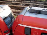 ET 423 Richtung M�nchen Hauptbahnhof bei der Ausfahrt M�nchen Hackerbr�cke ...