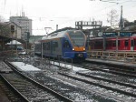 br-428-stadler-flirt-4-teilig ET 428 551/051 von Cantus f�hrt in Gie�en von Gleis 12 ab und ich denke der hat eine Erkundungstour von Frankfurt/ nach Siegen gemacht um die k�nftig von der HLB betriebenen Linien RE 40 Frankfurt/M Hbf-Gie�en-Siegen und die RB 30 (Frankfurt/M Hbf)-Gie�en-Marburg  zu erkunden (22.11.2008)