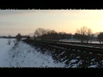 52 8154 & 52 8047 fahren in der letzten Abendsonne ...
